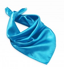             Szatén női kendő - Türkíz Női divatkendő és sál